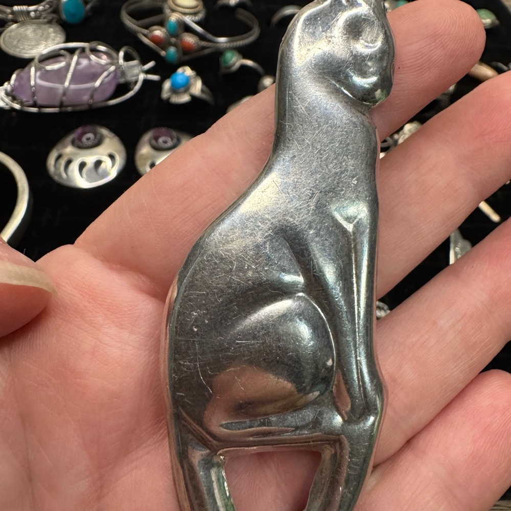 LARGE VINTAGE TAXCO, Artist Stamped.